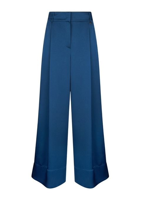 Blue palazzo trousers Liu Jo | CA5272TS870.X0648